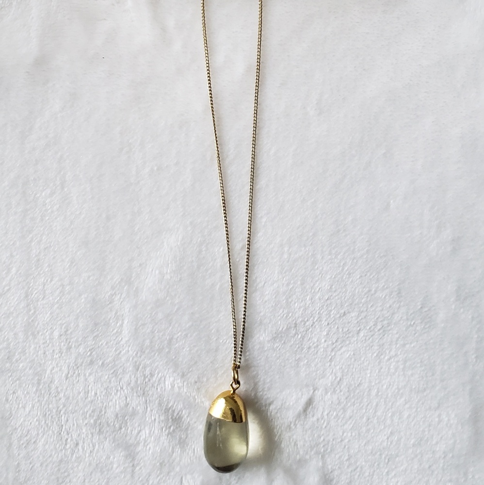 Crystal Healing Necklace ~ Lemon Quartz